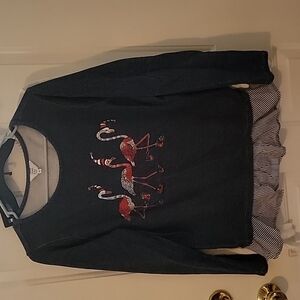 Crown & Ivy Womens Christmas Shirt